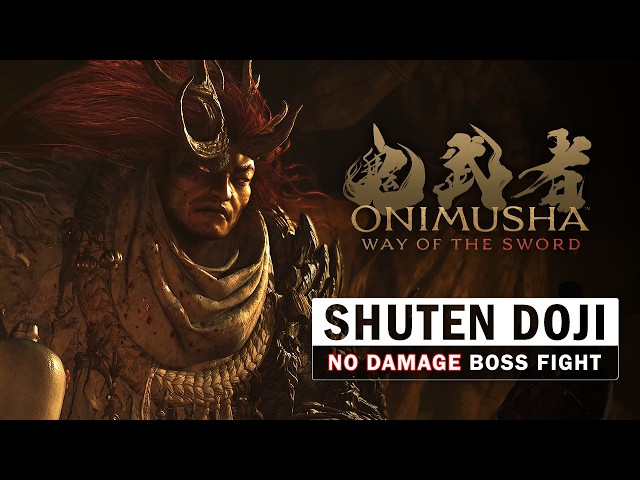 Onimusha: Way of the Sword - Shuten Doji Boss Fight (No Damage)