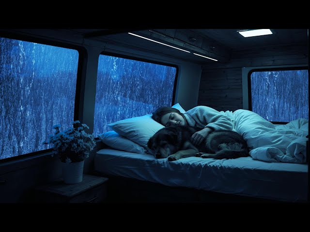 Rain Sounds for Sleep 🚗 Soothing Car Rain Ambience for Quick & Deep Sleep