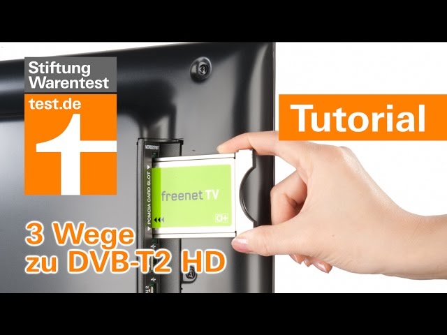 Tutorial: DVB-T2 HD Empfang - so geht's