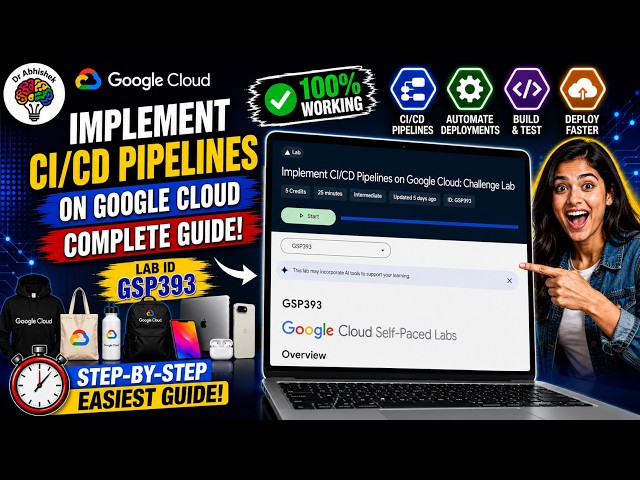 Implement CI/CD Pipelines on Google Cloud: Challenge Lab #GSP393 #qwiklabsarcade2026