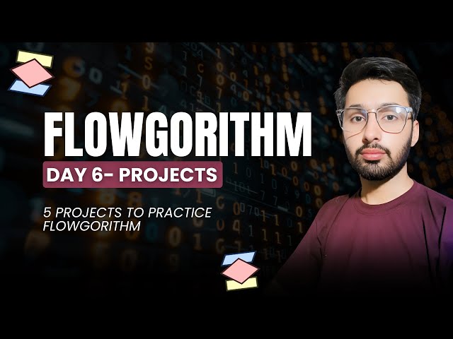 Flowgorithm Day 6 | 5 Practice Projects for Beginners | Flowchart Programming Exercises