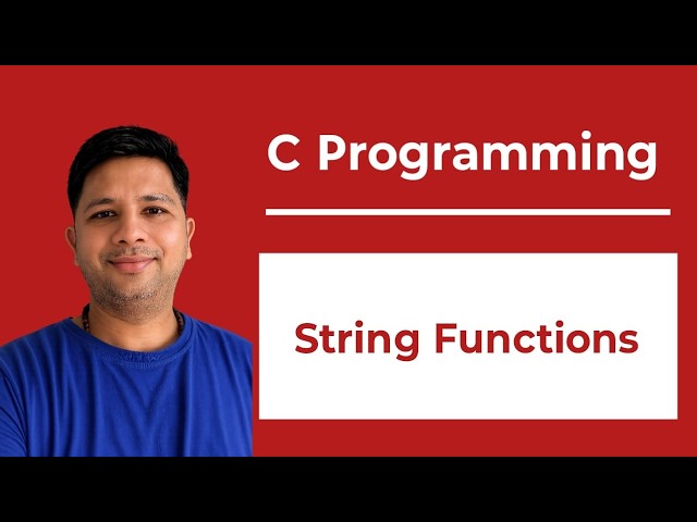 String Function in C Programming | Complete C Programming Language Tutorial with Examples