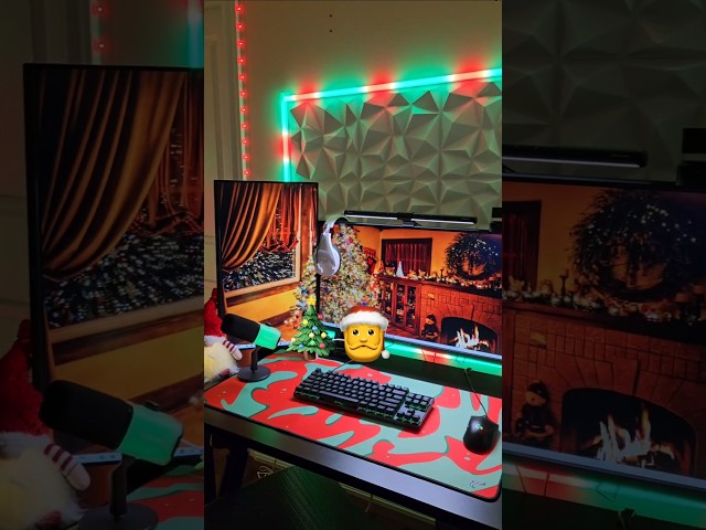 Christmas Gaming Setup/Room! 🎄
