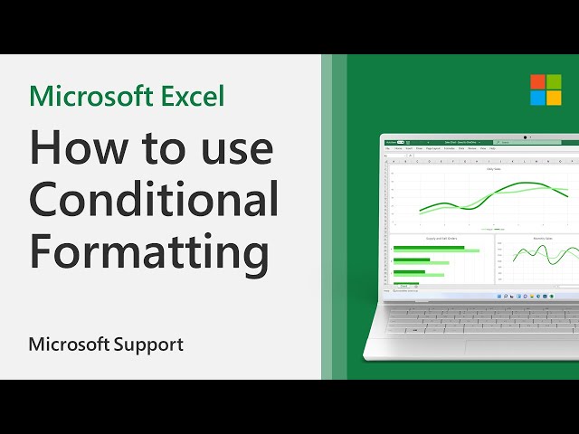 How to use conditional formatting in Excel for the web | Microsoft