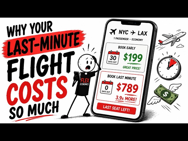 Why Your Last-Minute Flight Costs So Much