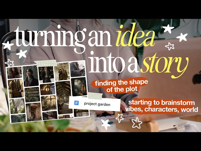 how i develop my book ideas ✍️ (getting from a premise to a plot)