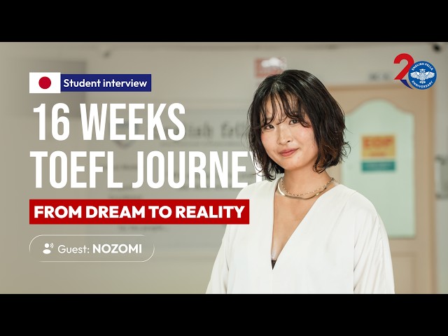 [English Fella] Japanese Student Interview | TOEFL Course Experience at English Fella 1