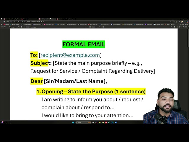 CELPIP Writing Task 1 Made Easy ✨ | Formal Email Tips & Sample