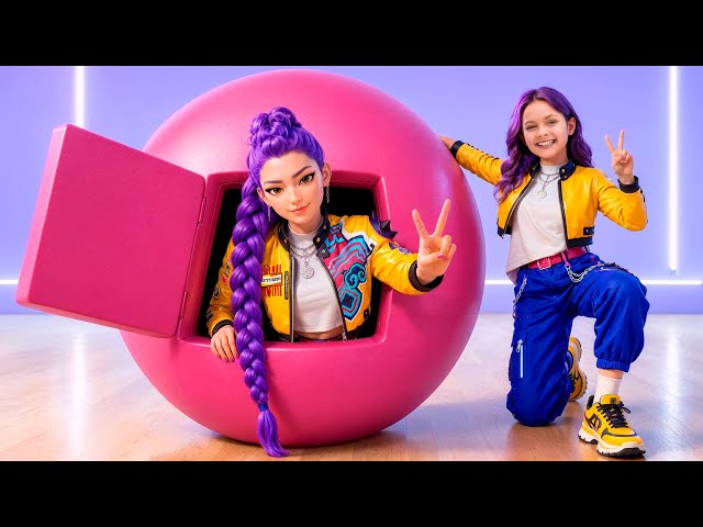 Maya y Mia se convierten en superhéroes y usan el superpoder K-pop