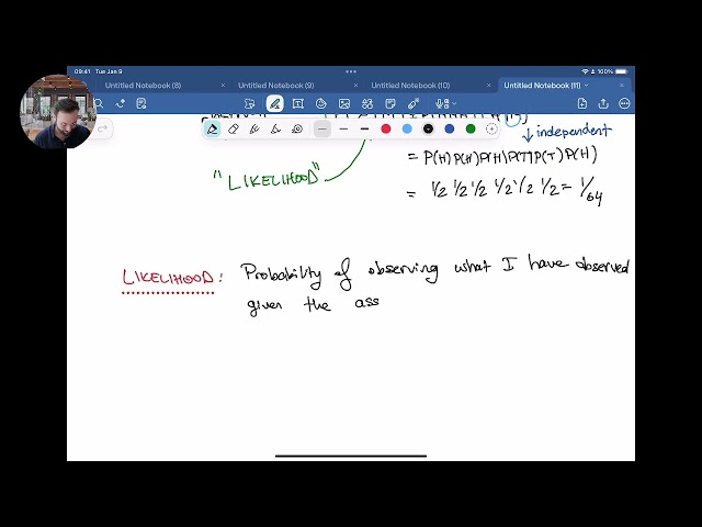 Maximum Likelihood Estimation (Binomial)