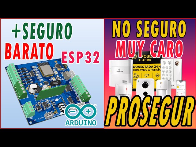 I BUILT a BETTER and CHEAPER SECURITY SYSTEM than PROSEGUR and VERISURE with ARDUINO || DIY