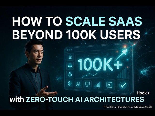 How to Scale SaaS Operations Beyond 100k Users with Zero-Touch AI Architectures