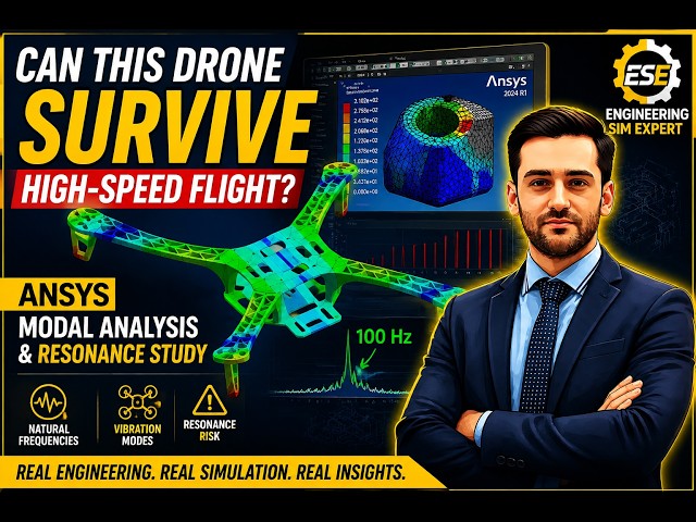 Can This Drone Survive High-Speed Flight? | ANSYS Modal Analysis