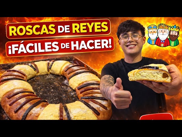 Como hacer ROSCA DE REYES FÁCIL Y RÁPIDO