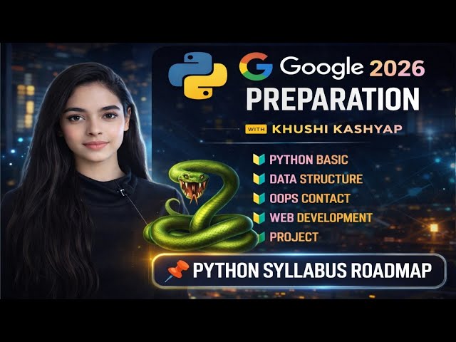 Python Full Course 2026 || Syllabus Roadmap 🔰|📌Programming for GSOC 2026 | Beginner to Pro #python 