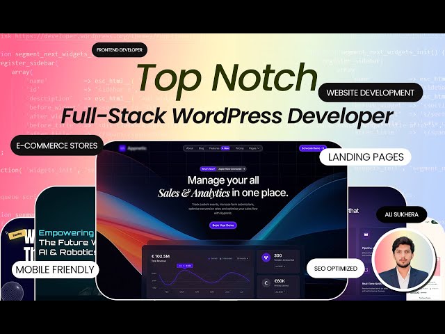 Ali Sukhera WordPress developer Intro video