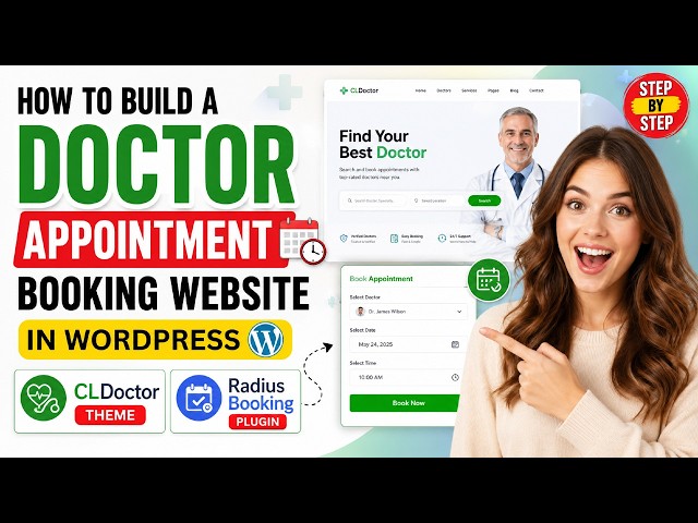 How to Build a Doctor Appointment Booking Website in WordPress | CLDoctor Theme
