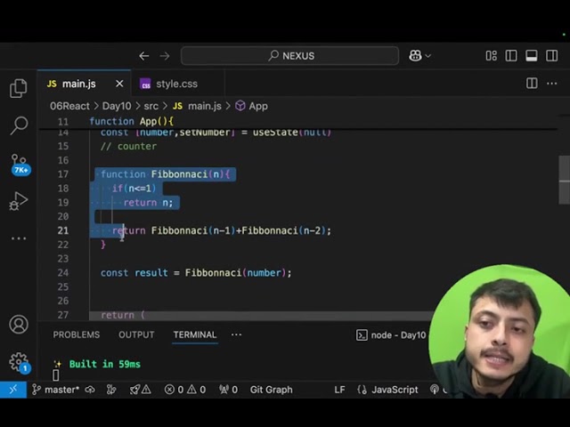 Lecture 10 UseMemo, UseRef hook in react js 1