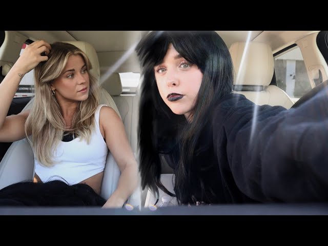 BECOMING EMO TO SEE HOW MY SISTER REACTS 🖤⛓️