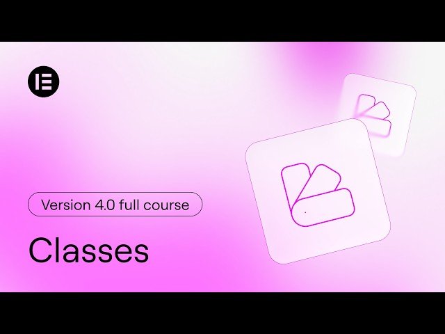 Editor version 4.0: Classes