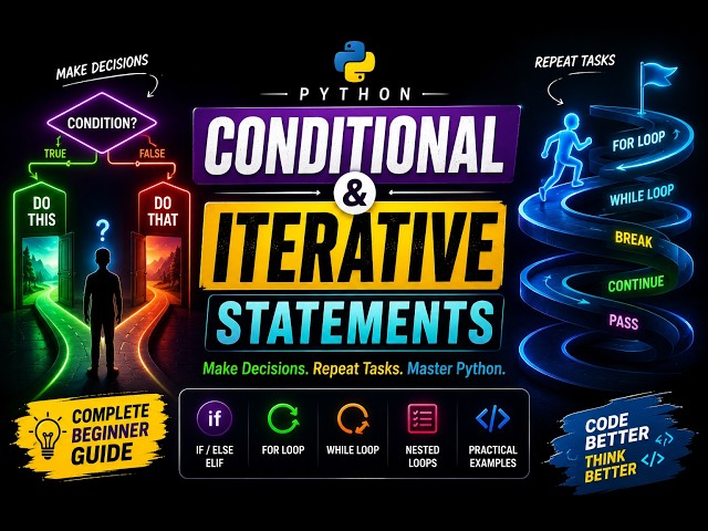 Conditional  and Iterative statements📖📖📖