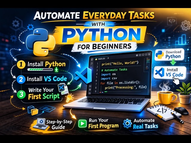 How to Install Python & VS Code for Beginners | Setup Your Automation Factory
