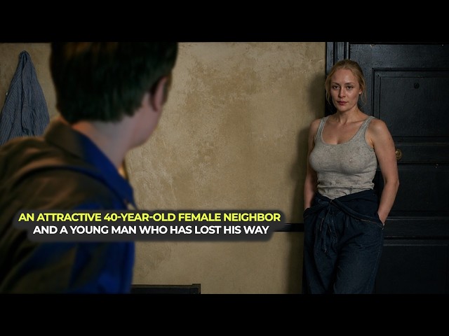 An attractive 40-year-old female neighbor gave this young man a surprise | movie explained