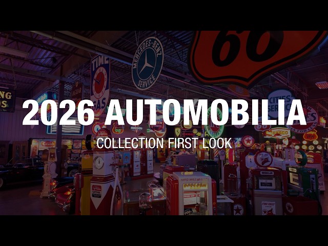 FIRST LOOK - 2026 Scottsdale Automobilia Collection - BARRETT-JACKSON 2026 SCOTTSDALE AUCTION