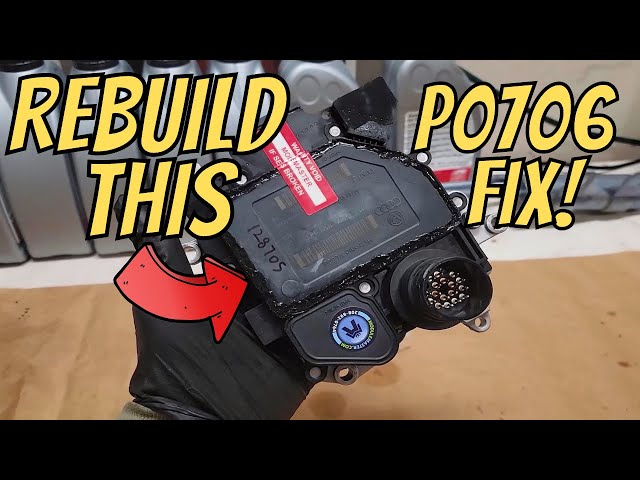 P0706 Fault Code FIX! Audi A4 B7 CVT Transmission Control Module Removal & Repair