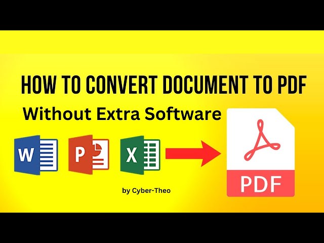 How to Convert Documents to PDF Without Extra Software   Made with Clipchamp