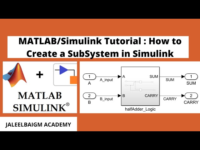 How to Create a SubSystem in MATLAB/SIMULINK || SubSystem || Example step by step.