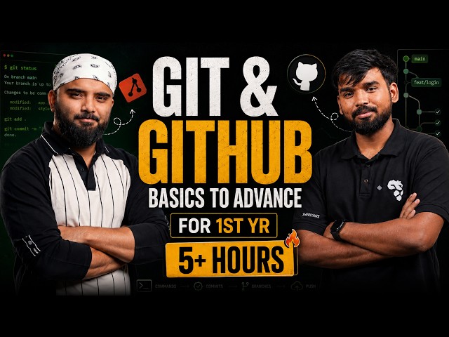 Git & GitHub For First Year Students (What Actually Matters)
