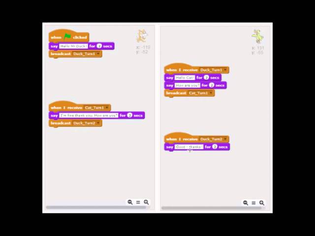 Broadcast: Programming in Scratch 2.0