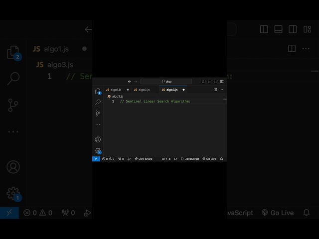 #shorts | Sentinel Linear Search :  Algorithm Explained