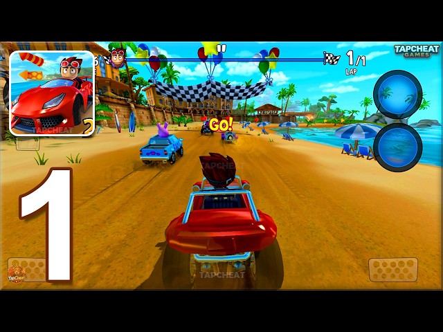 Beach Buggy Racing 2 - Gameplay Walkthrough Part 1 - Tutorial (Android, IOS)