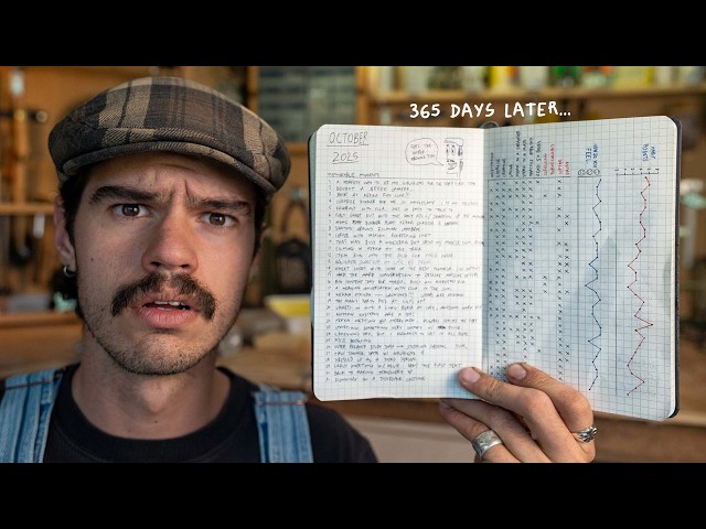 I Tracked My Habits for 365 Days (what actually changed)