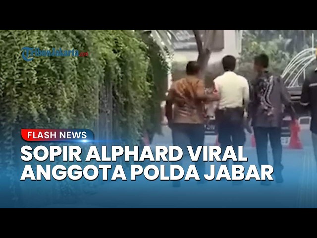 New Facts: Driver and Passenger of Viral Alphard at HI Roundabout Revealed to be West Java Police...