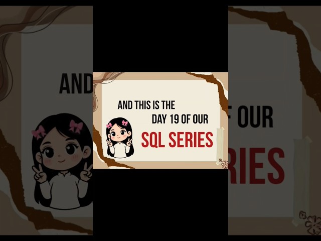 SQL Day 19 🚀 Date Functions — SQL Mein Dates Handle Karo