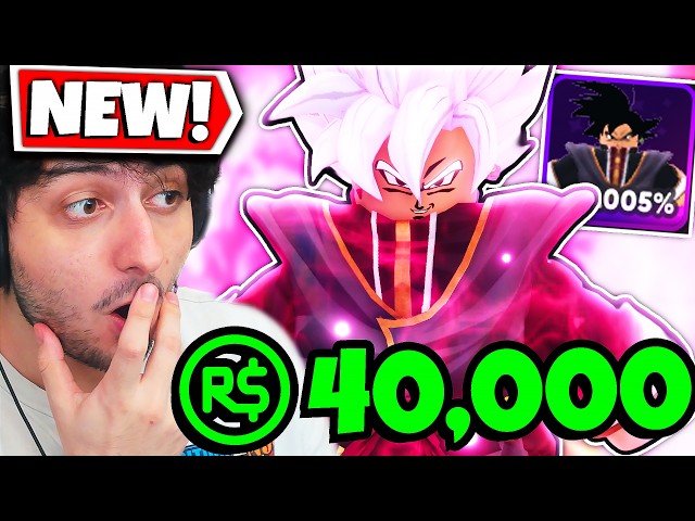 Getting the 0.005% UNIVERSAL Goku Black in Roblox Universal Tower Defense!