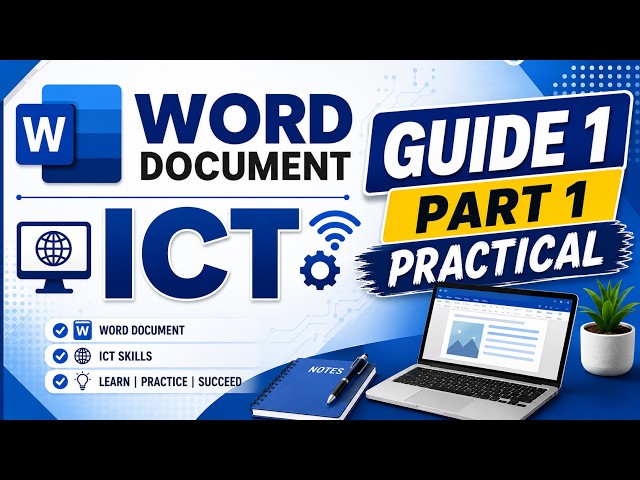 Microsoft Word Guide 1 Part 1 ICT IGCSE