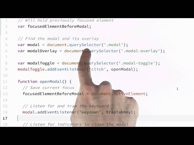 Modals and Keyboard Traps