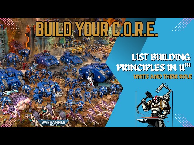 C.O.R.E List Building of 11th Edition- Warhammer 40k - Master Crafted