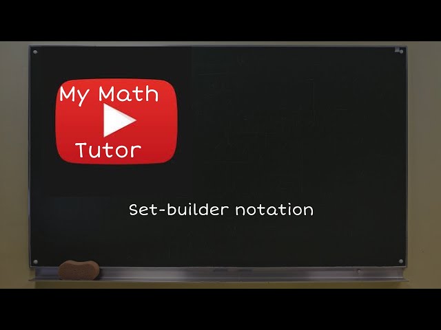ALEKS | Set-builder notation