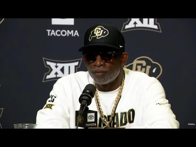 Deion Sanders holds news conference