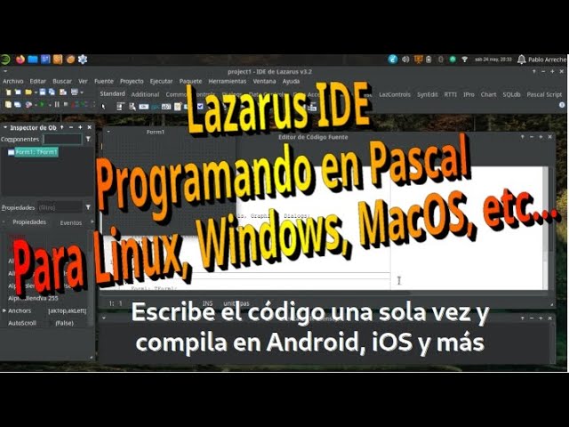 Lazarus IDE - Programando en Pascal para Linux, Windows, MacOS, FreeBSD, Android, iOS, etc...