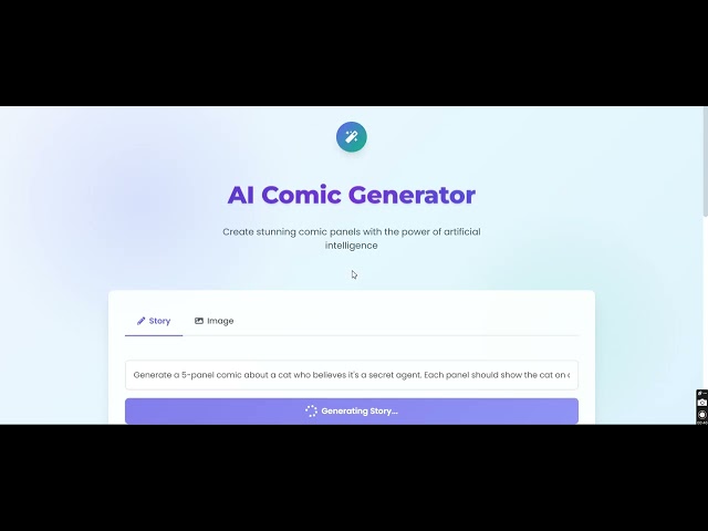 AI Comic Generator Using GPT-2 & Stable Diffusion | Full-Stack AI Project (React + Flask) | codeAj