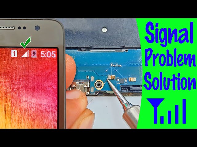 Any mobile phone no signal no network no service problem solution repair Tutorial#31