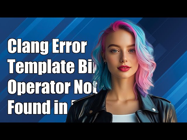 Clang Error: Template Binary Operator Not Found in Fold Expression Explained