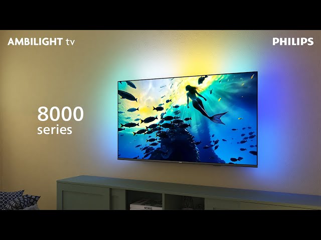 Philips Ambilight TV introduces new 2025 model 8000 series