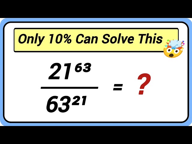 Power Trick 🔥 #math #exponents #maths